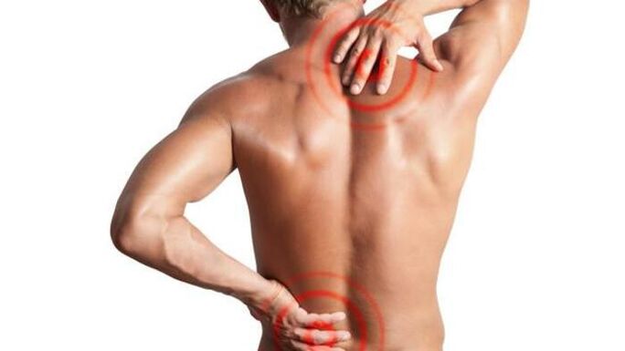 Dolore dovuto all'osteocondrosi